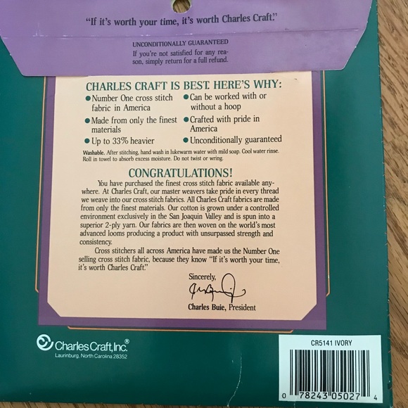 NWT Set of 2 Counted Cross Stitch (11 & 14 Count) - Picture 11 of 12